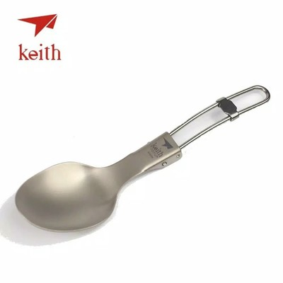 Keith titanium folding spoon sendok lipat ultralight camping Keith