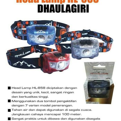 Headlamp Dhaulagiri 858 Waterproof