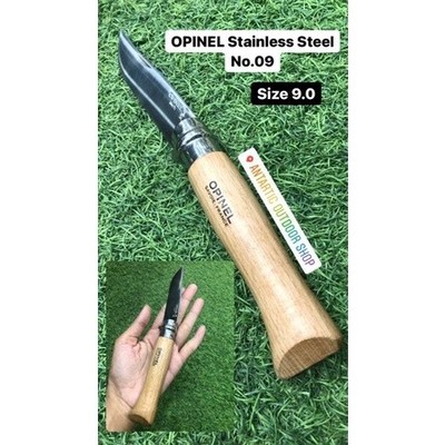 OPINEL Stainless Steel - pisau camping survival No.09
