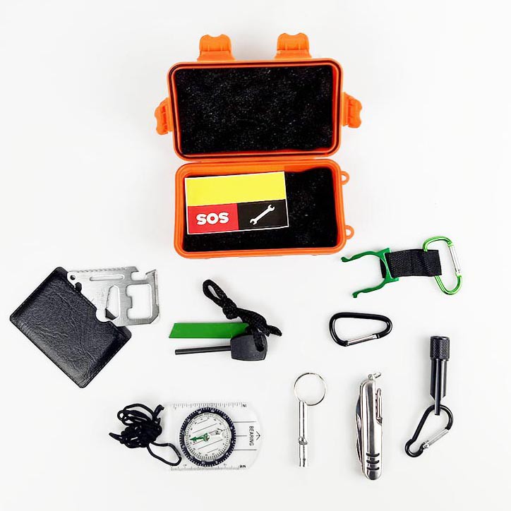 Multifungsi SOS Tools Emergency Survival Kit